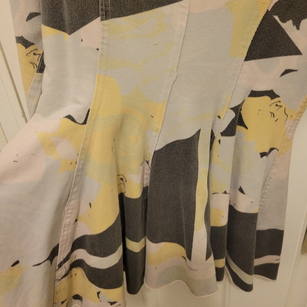 Seneca Rising Cream and Blue Tunic - Picture 2 of 3